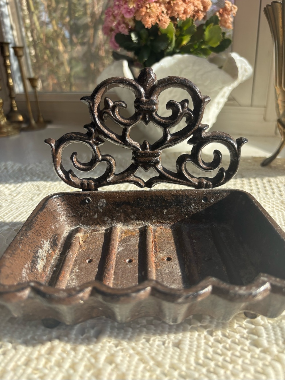 Cast Iron Decorative Soap Dish